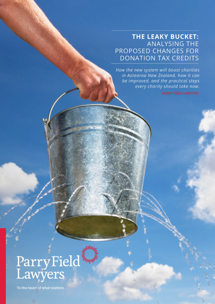 Donating Tax Credits - Cover